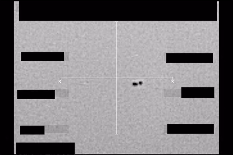 This handout image released by the US Department of Defense on May 8, 2026, shows what the Department of Defense and FBI say is an infrared still image derived from a US military system showing unidentified object(s) over the western United States in September, 2025.
