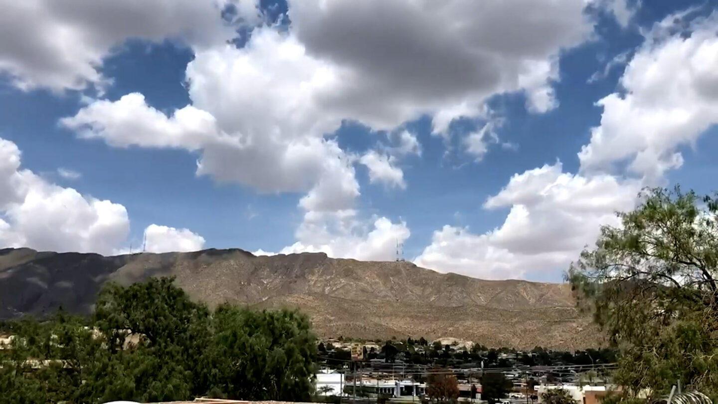 The Franklin Mountains in El Paso