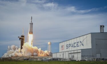 A SpaceX Falcon Heavy rocket launches from Kennedy Space Center in June 2024. SpaceX