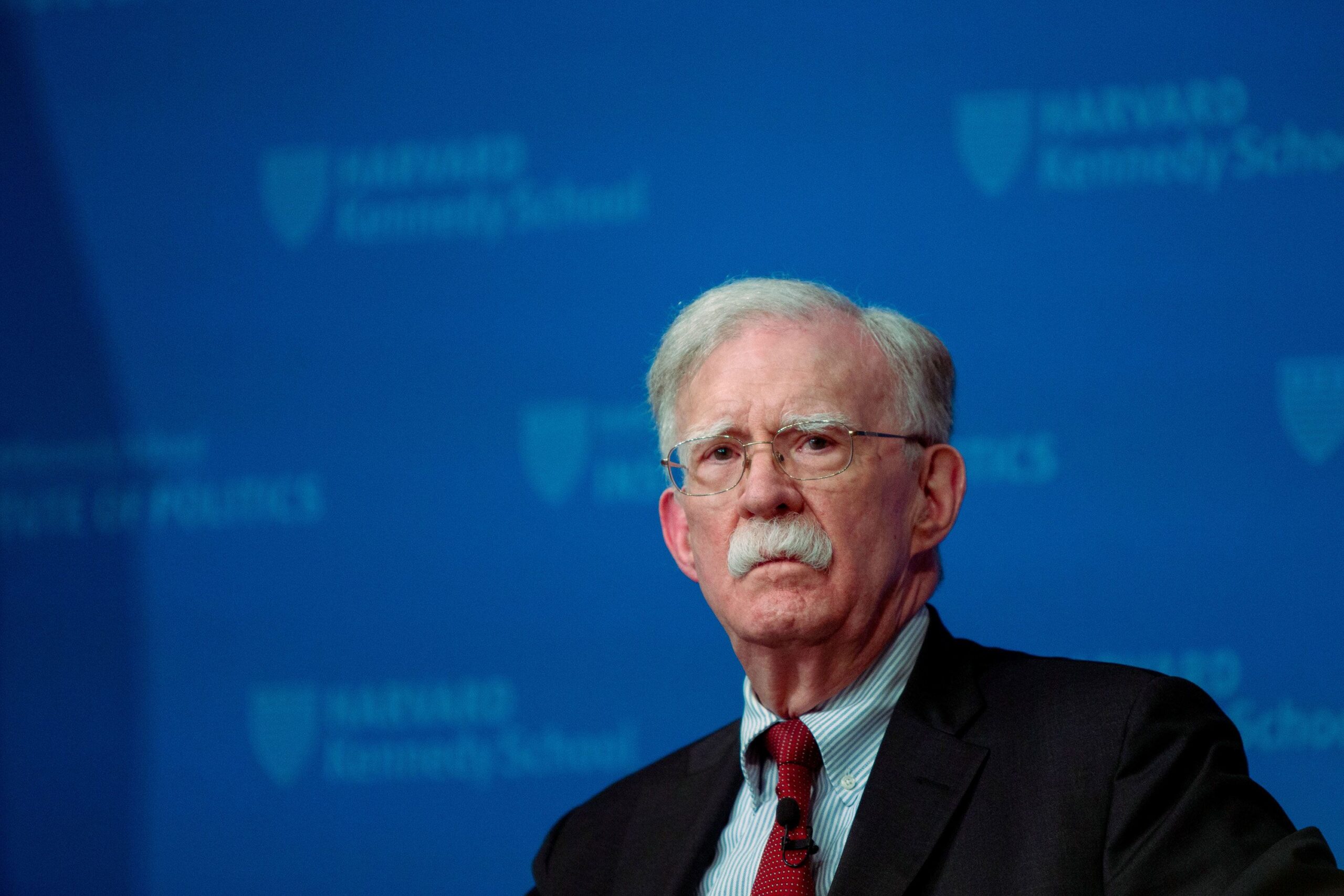 John Bolton, former US national security adviser, attends a forum in Cambridge, Massachusetts, on September 29, 2025.