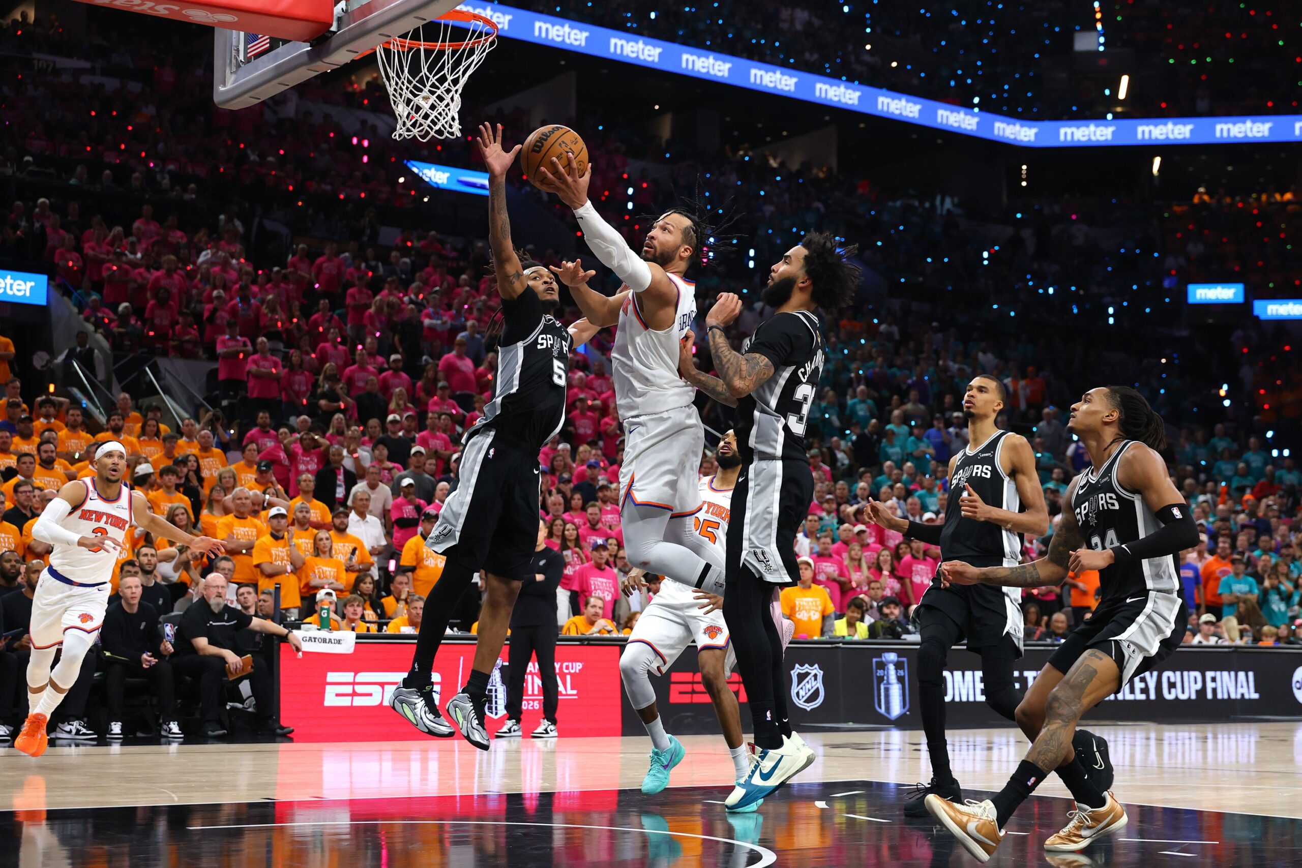 <i>Gregory Shamus/Getty Images/File via CNN Newsource</i><br/>President Donald Trump said Thursday that he plans to attend Game 3 of the NBA Finals to cheer on the Knicks.