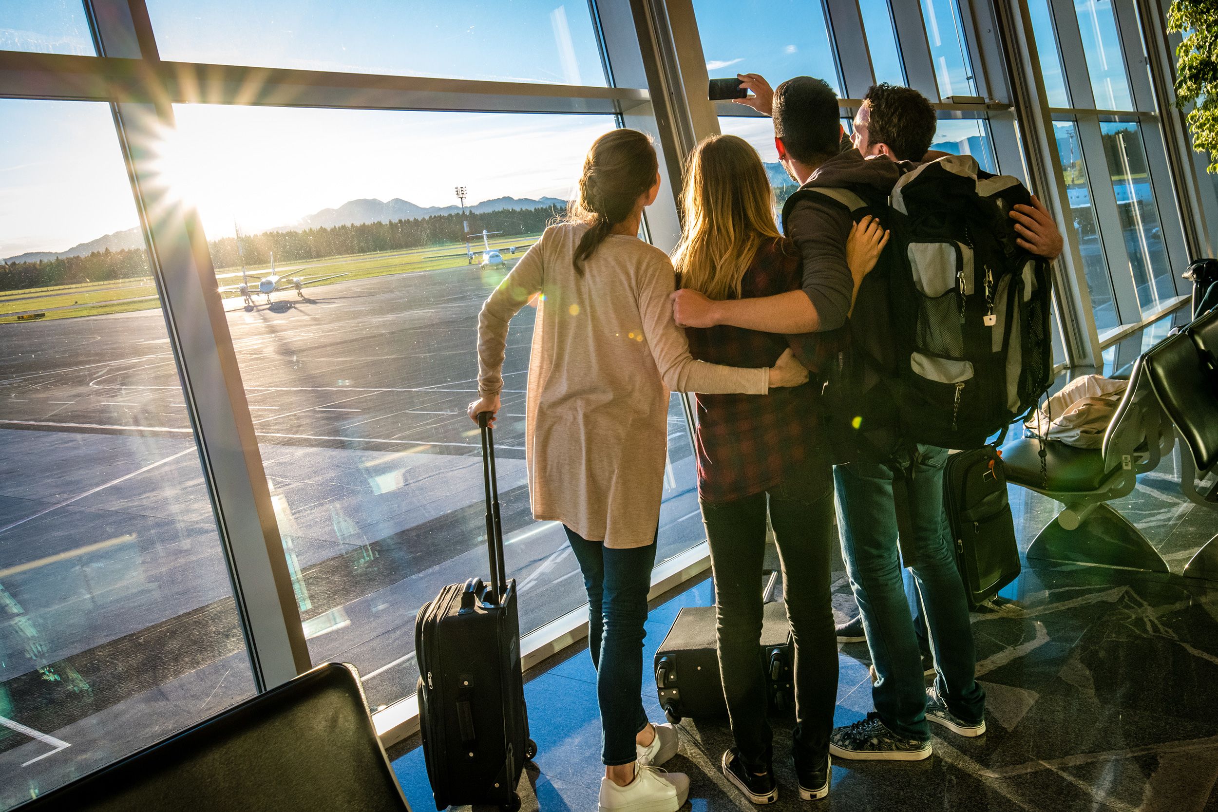 <i>simonkr/E+/Getty Images via CNN Newsource</i><br/>More than 20 US airports offer a visitor pass program that allows nonticketed passengers to go past security to assist traveling family members