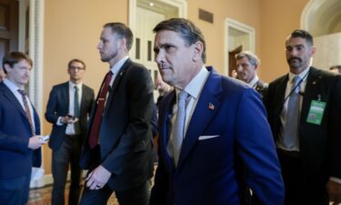 Acting U.S. Attorney General Todd Blanche arrives at the U.S Capitol on May 21 in Washington