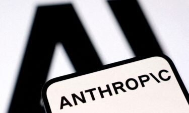 Anthropic logo is seen in this illustration created on March 1