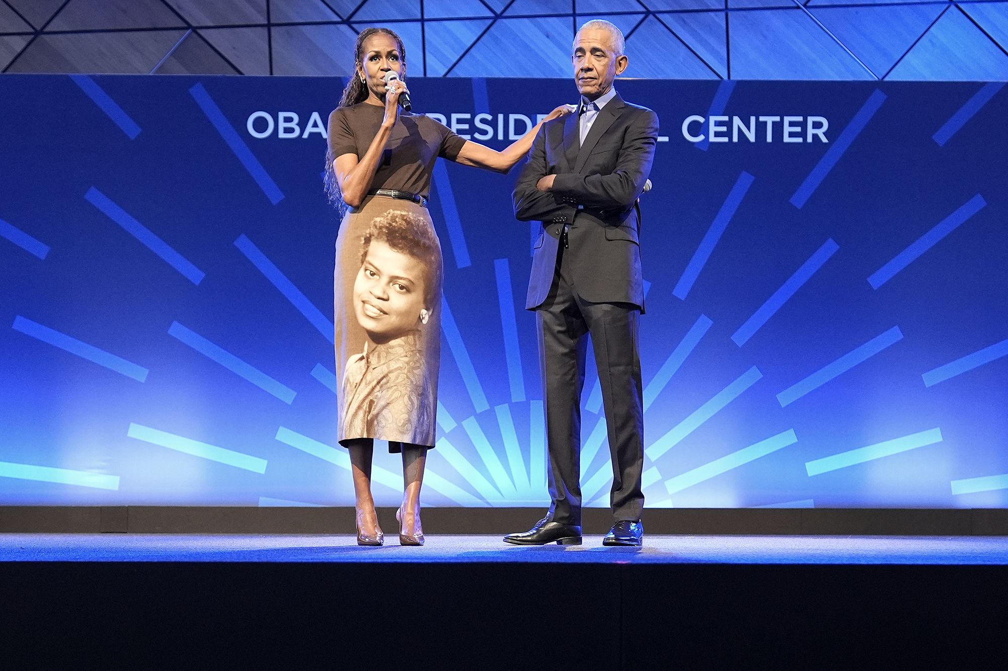 <i>Dia Dipasupil/Getty Images via CNN Newsource</i><br/>Michelle Obama dazzled in a variety of daring looks throughout her "Becoming" book tour.