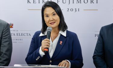 President-elect Keiko Fujimori speaks during a news conference after electoral authorities declared her the winner of the presidential runoff in Lima