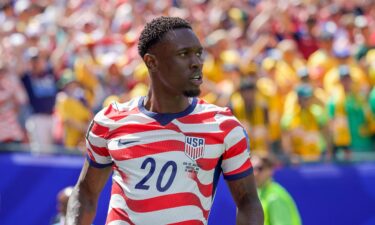 Folarin Balogun of the United States during the FIFA World Cup 2026 match against Australia on June 19.