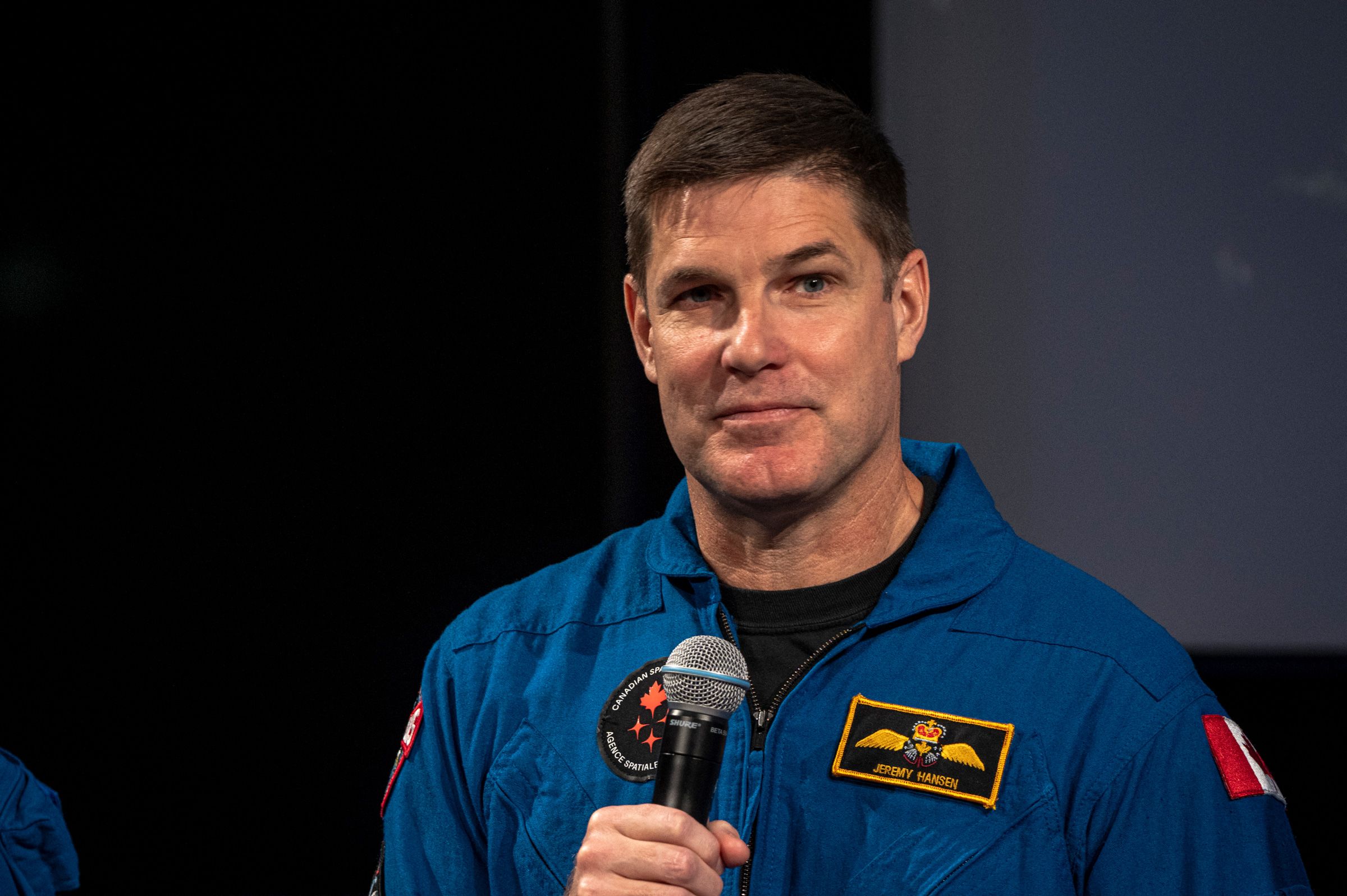 <i>Adrej Ivanov/AFP/Getty Images via CNN Newsource</i><br/>Canadian astronaut Jeremy Hansen