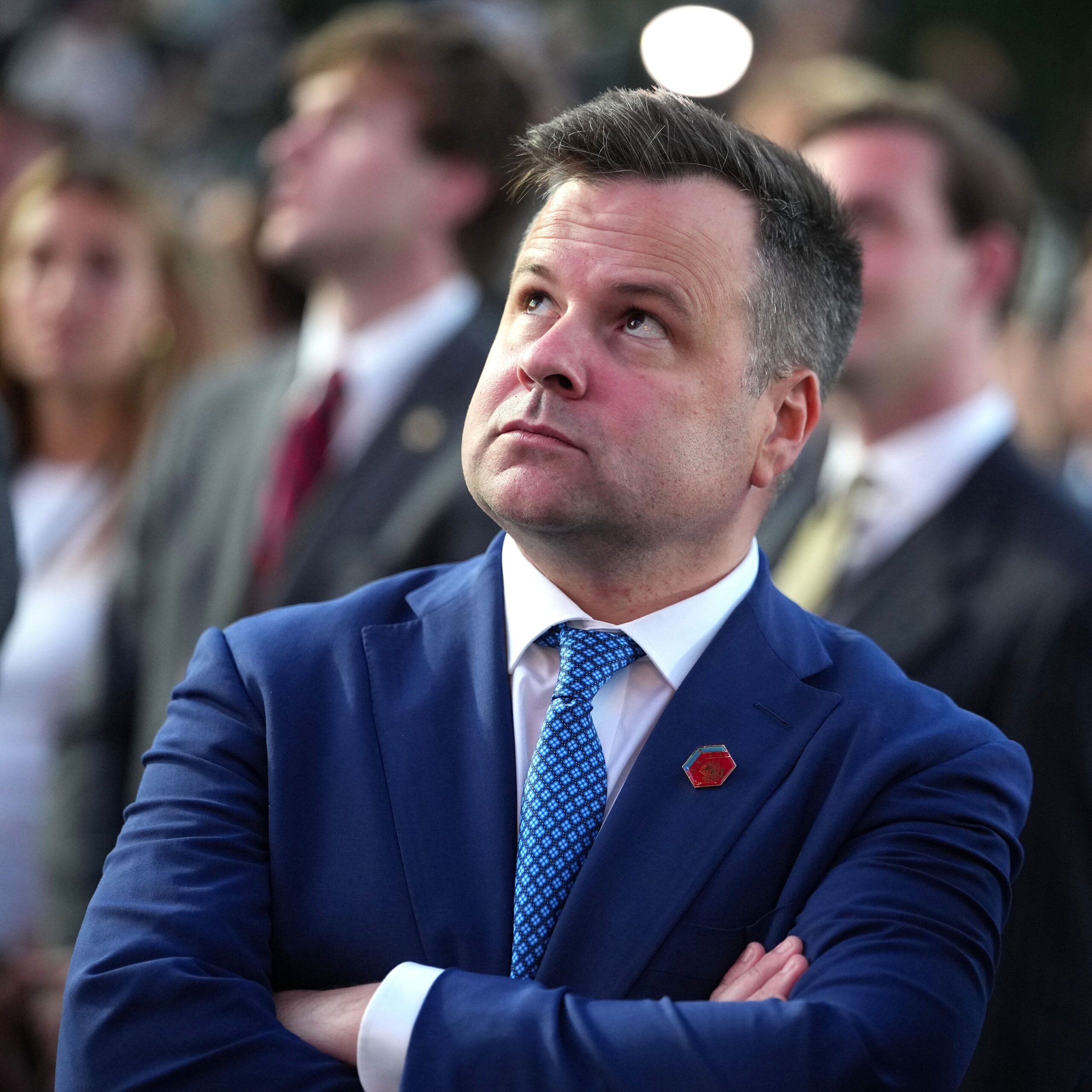 <i>Andrew Harnik/Getty Images via CNN Newsource</i><br/>Acting Director of National Intelligence Bill Pulte attends a rally to kick off the Great American State Fair on the National Mall on June 24 in Washington