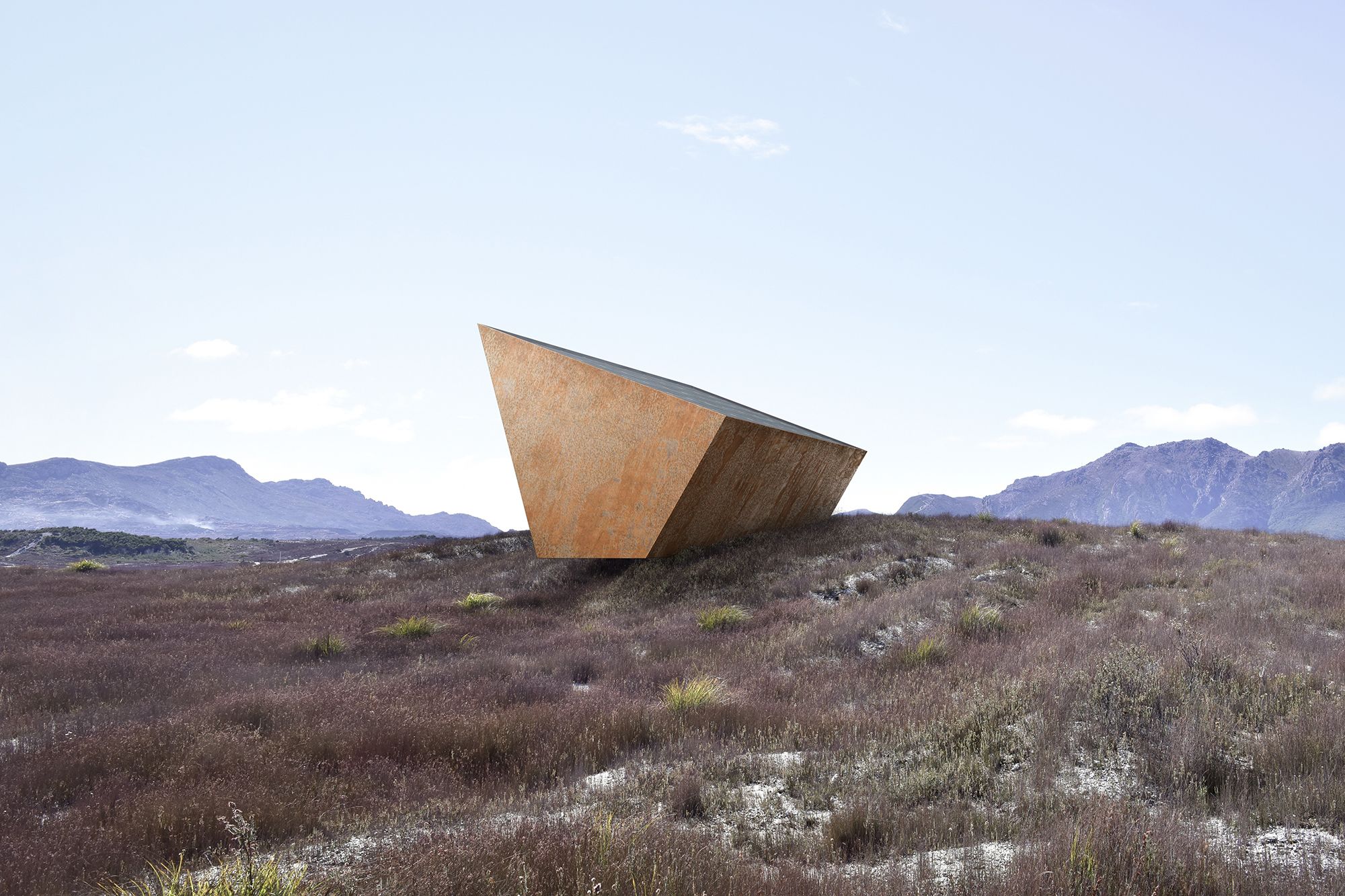 <i>Earth's Black Box Foundation via CNN Newsource</i><br/>A rendering of what the Earth's Black Box will look like once it's constructed in Tasmania
