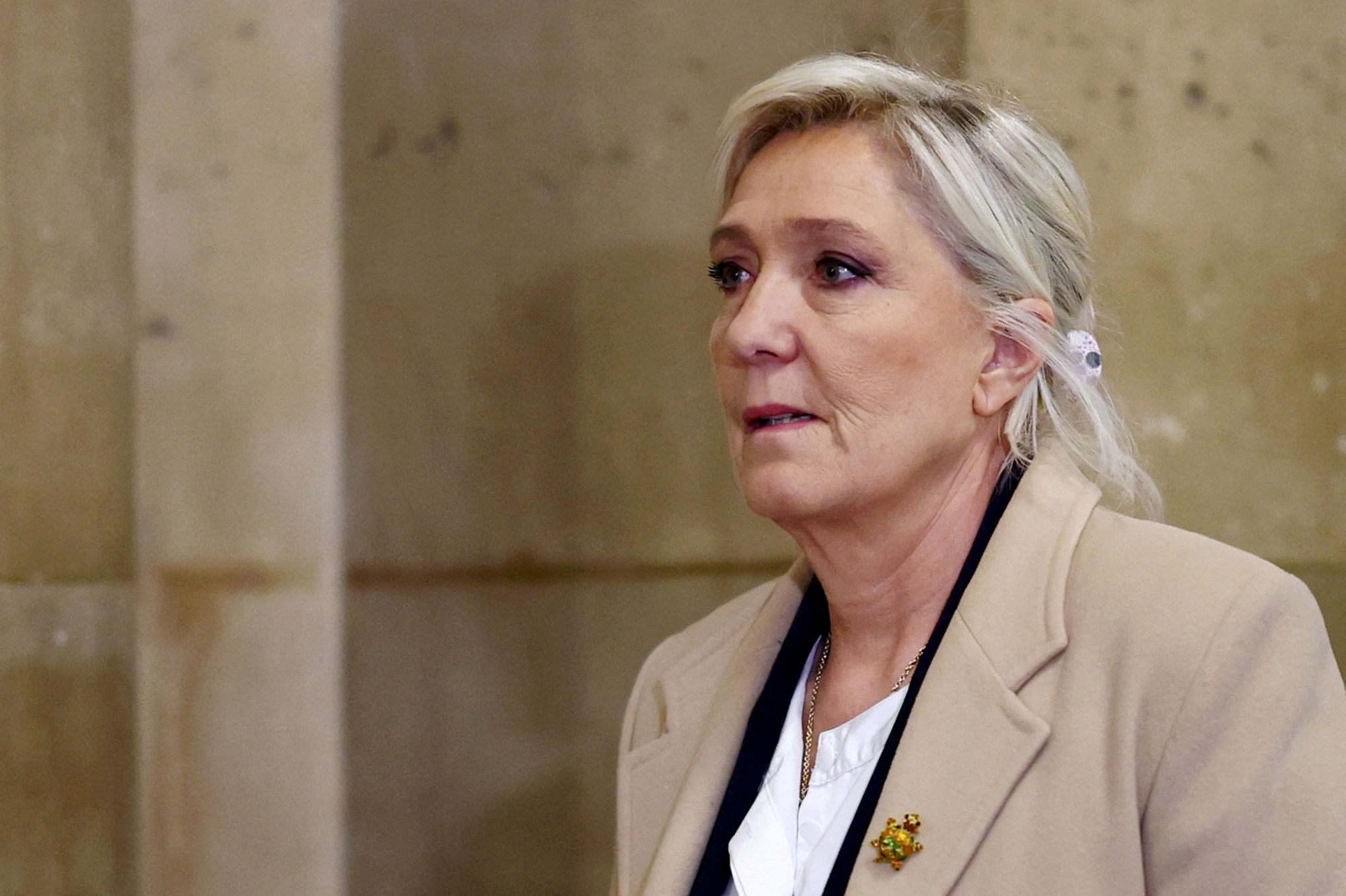 <i>Sarah Meyssonnier/Reuters via CNN Newsource</i><br/>French far-right leader Marine Le Pen