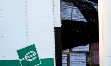 Georgia general election 2020 ballots are loaded by the FBI onto trucks at the Fulton County Election HUB