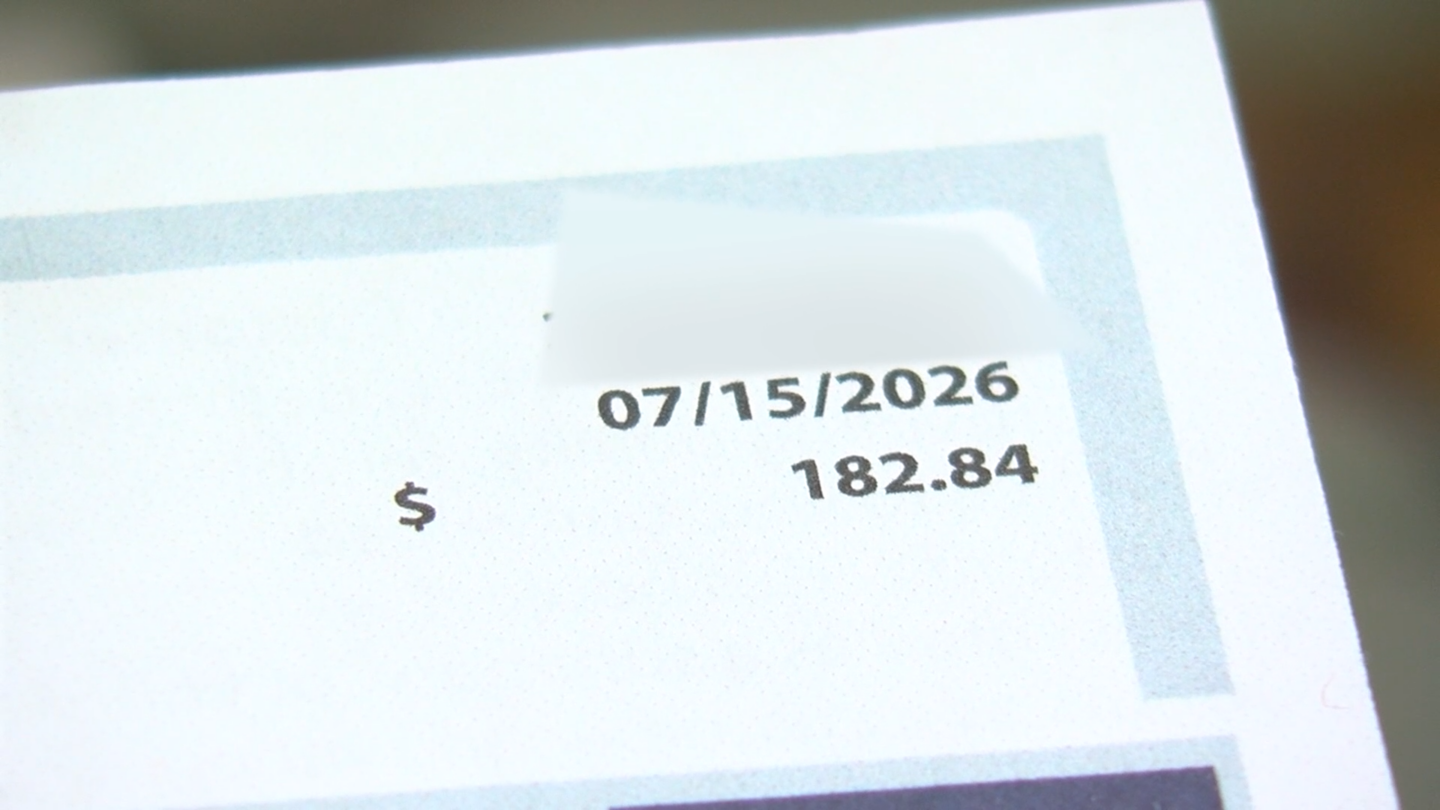 A picture of an El Paso Electric customer's bill after the utility put new summer rates into effect.