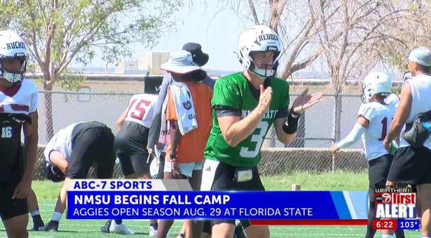 New Mexico State football team begins fall camp