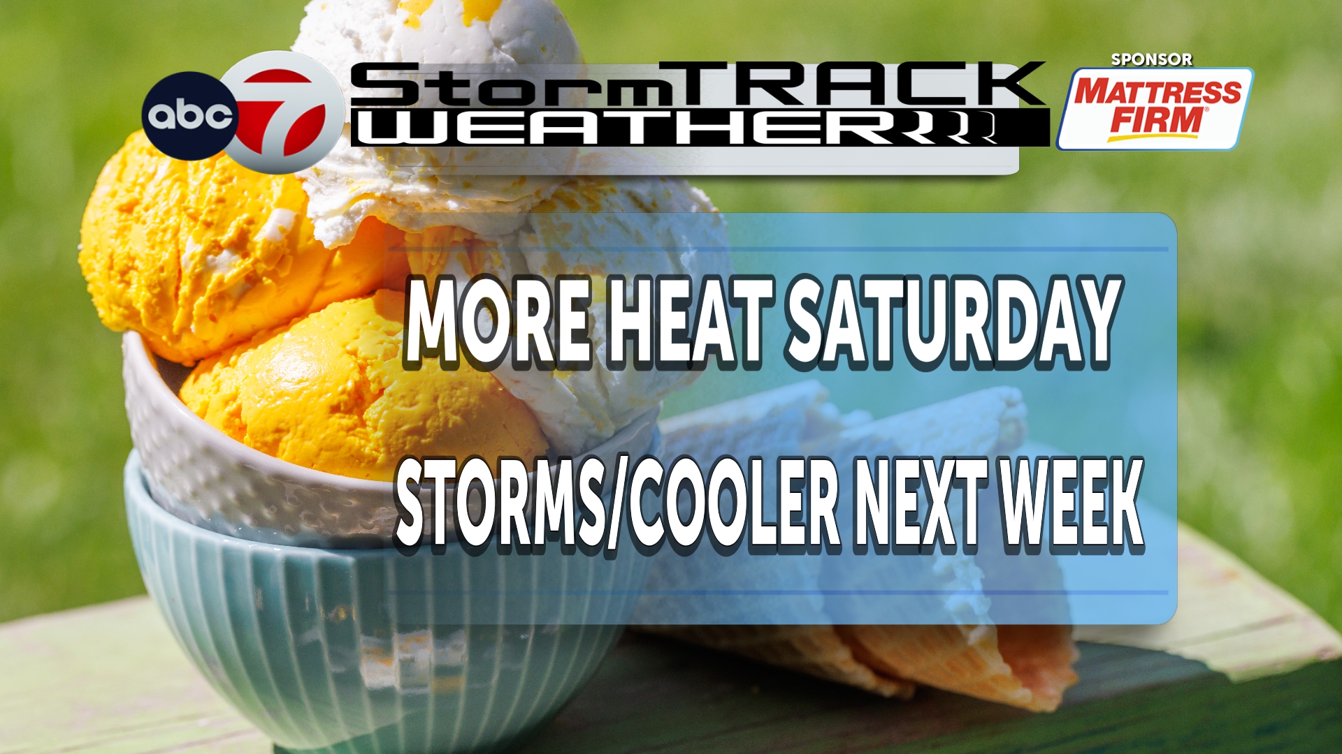 ABC-7 StormTrack Weather - Isolated storms tonight; hot again