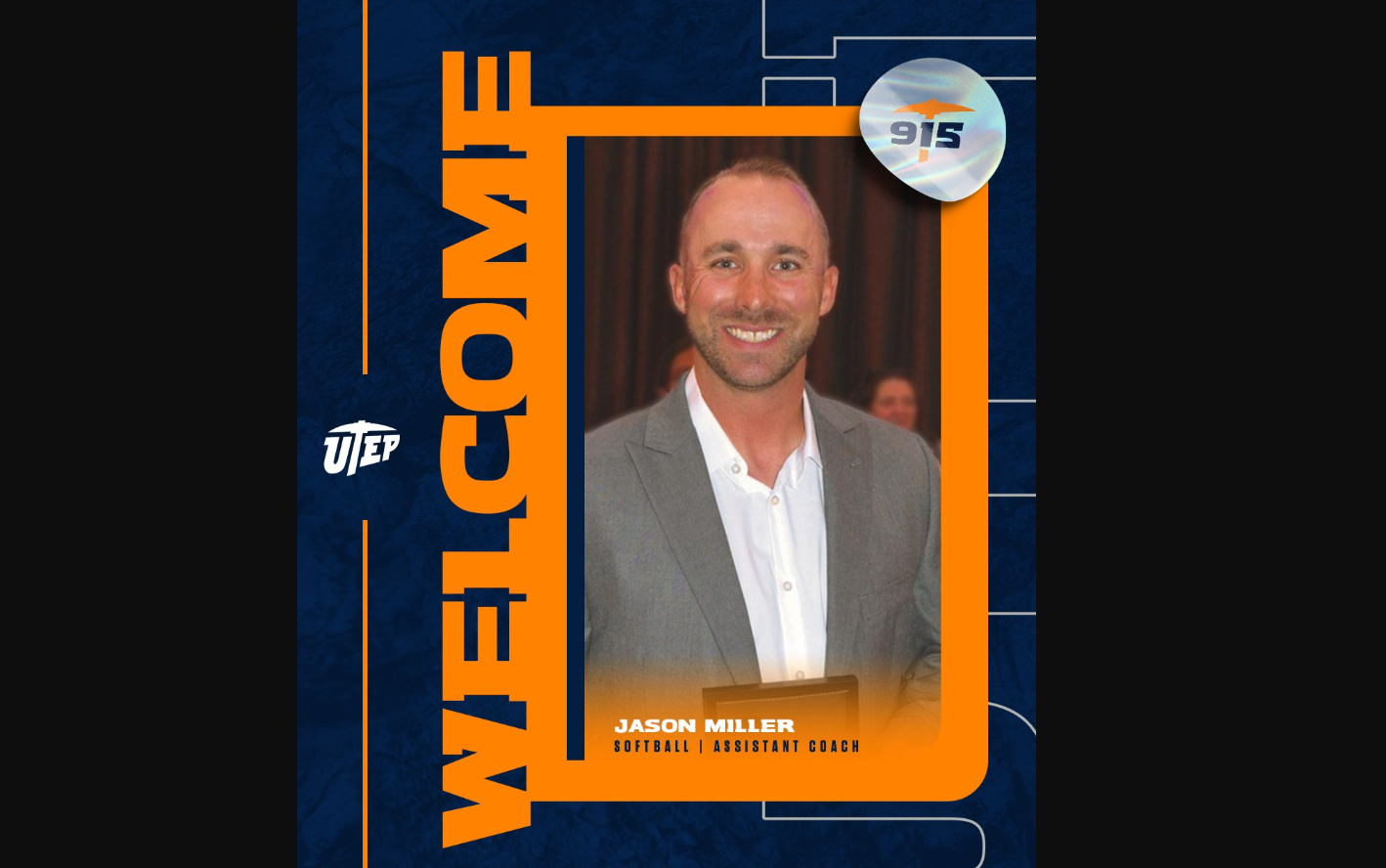UTEP softball welcomes Jason Miller as assistant coach