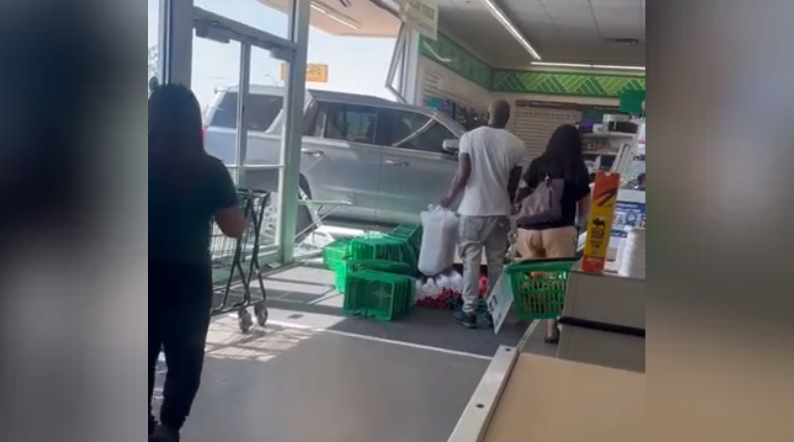 Car crashes into Dollar Tree in Northeast El Paso