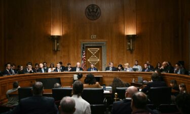 Chairman of the Senate Homeland Security and Governmental Affairs Senator Rand Paul speaks during a meeting to consider pending calendar business on Capitol Hill in Washington