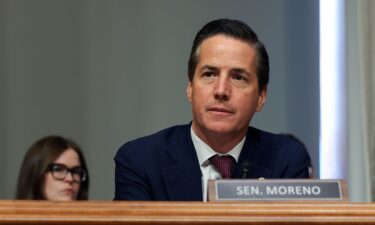 US Sen. Bernie Moreno is pictured on August 6