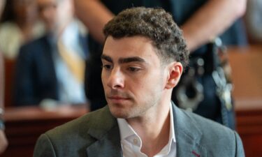 Luigi Mangione attends a pre-trial hearing in Manhattan Criminal Court on August 13.