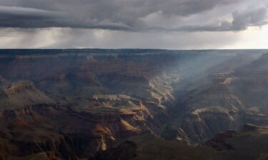 Hikers are believed to be missing after a flash flood in the Grand Canyon on Saturday