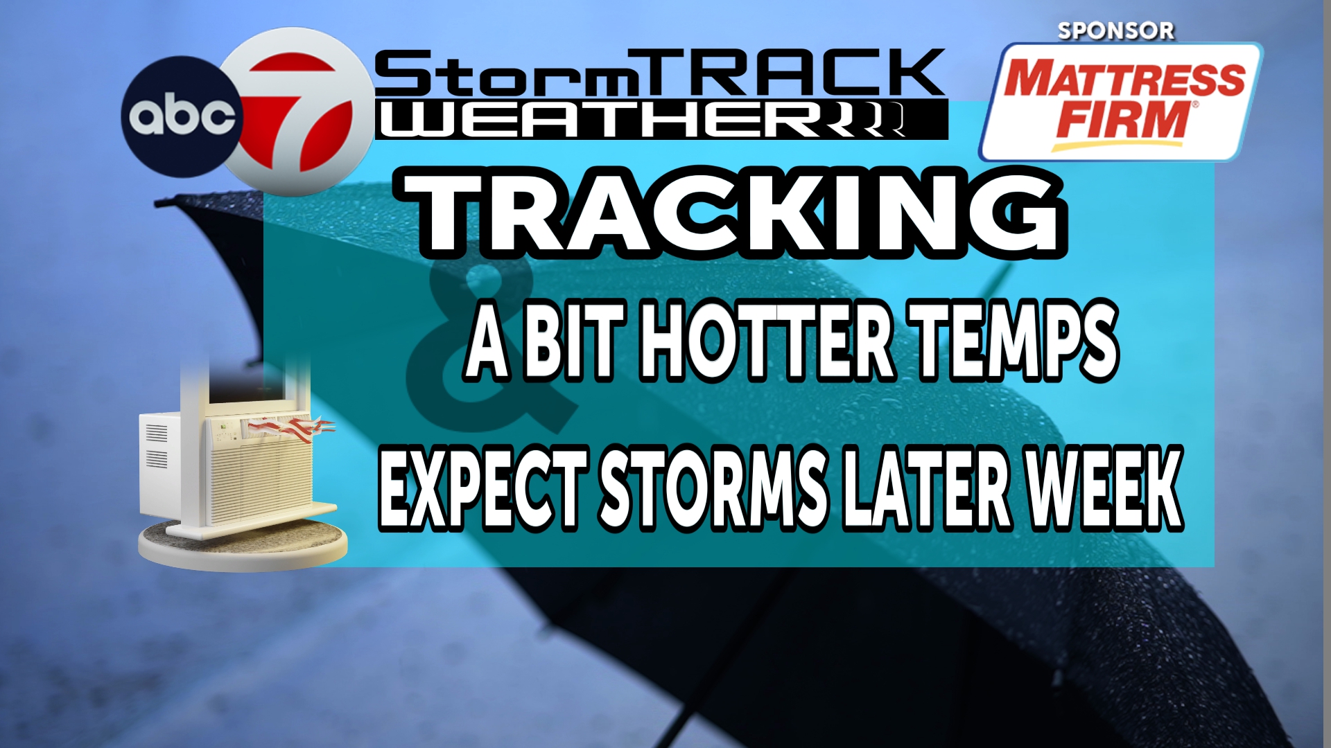 ABC-7 Weather – Temps get hotter; storm chances later week