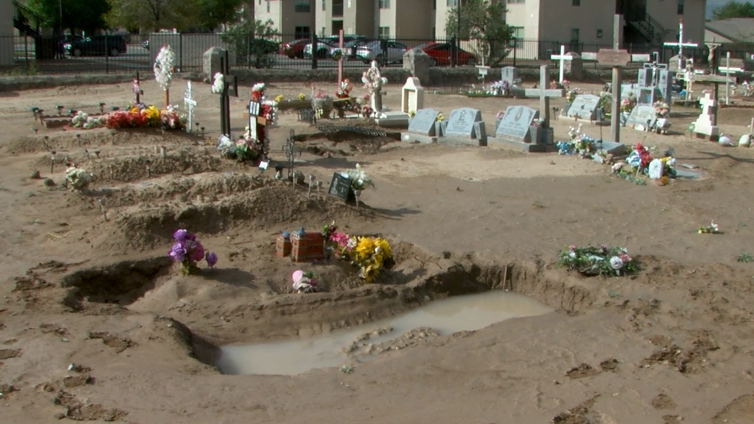 Anthony residents concerned over damage to cemeteries caused by heavy rains