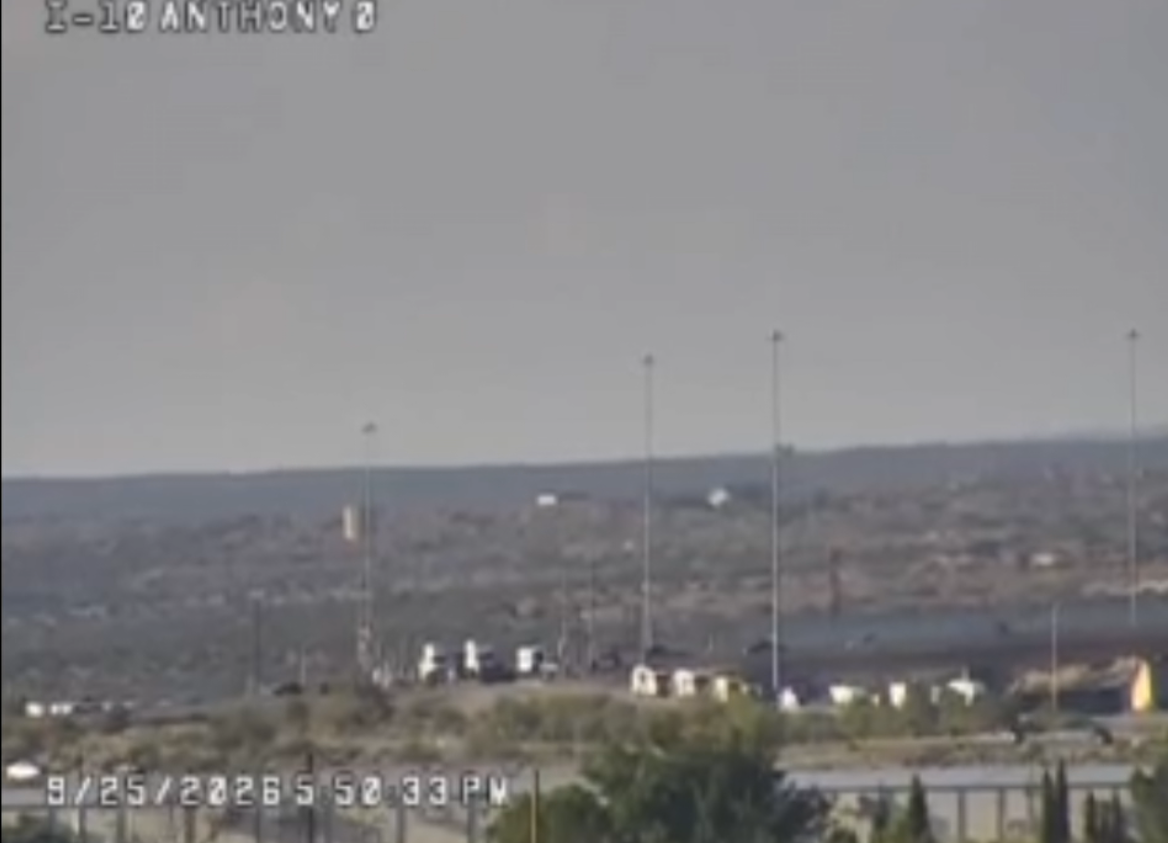 Alerta de tráfico: Todos los carriles cerrados en la I-10 Este cerca de Anthony