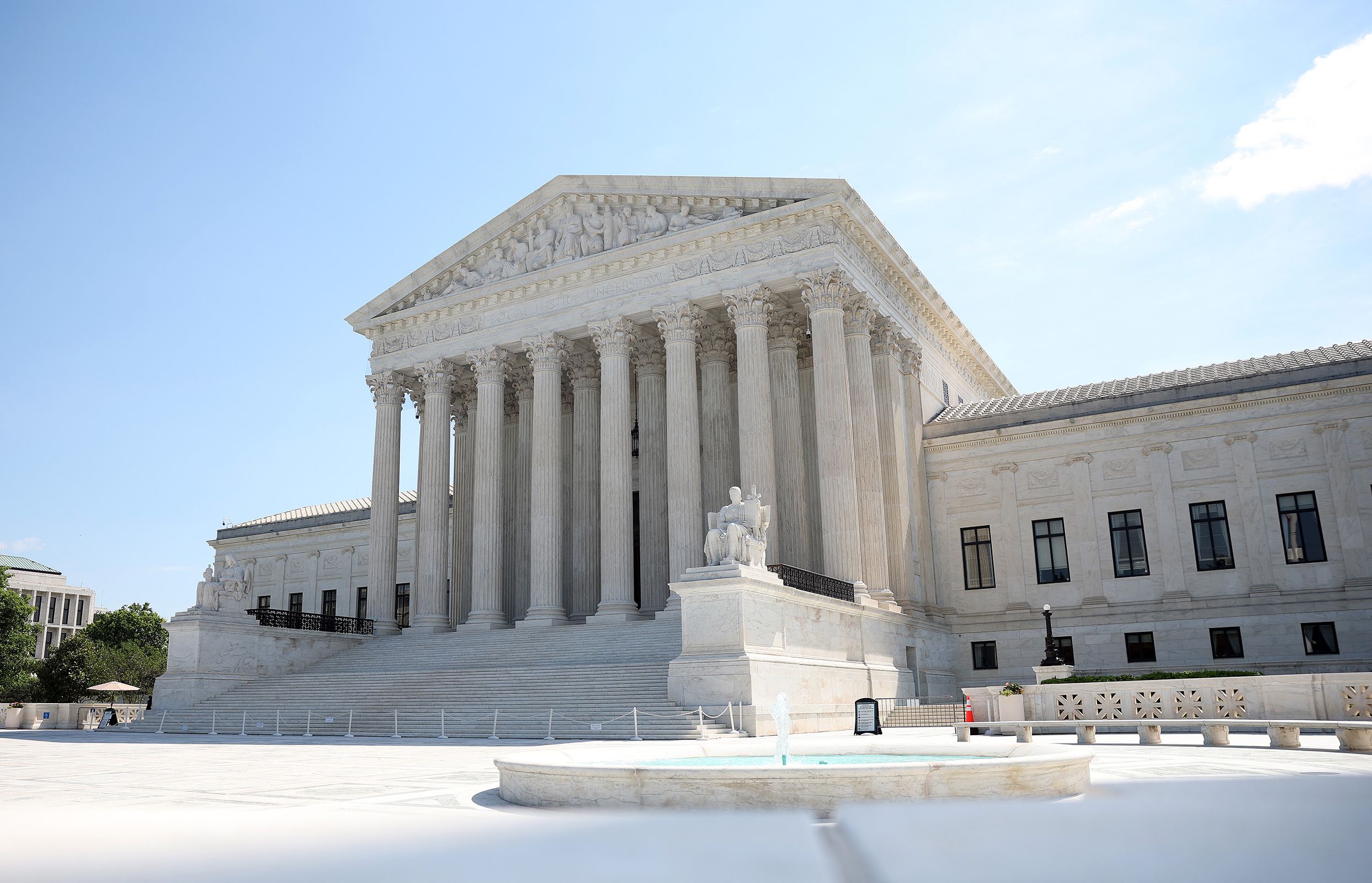 <i>Kevin Dietsch/Getty Images/File via CNN Newsource</i><br/>The US Supreme Court is seen on June 25.