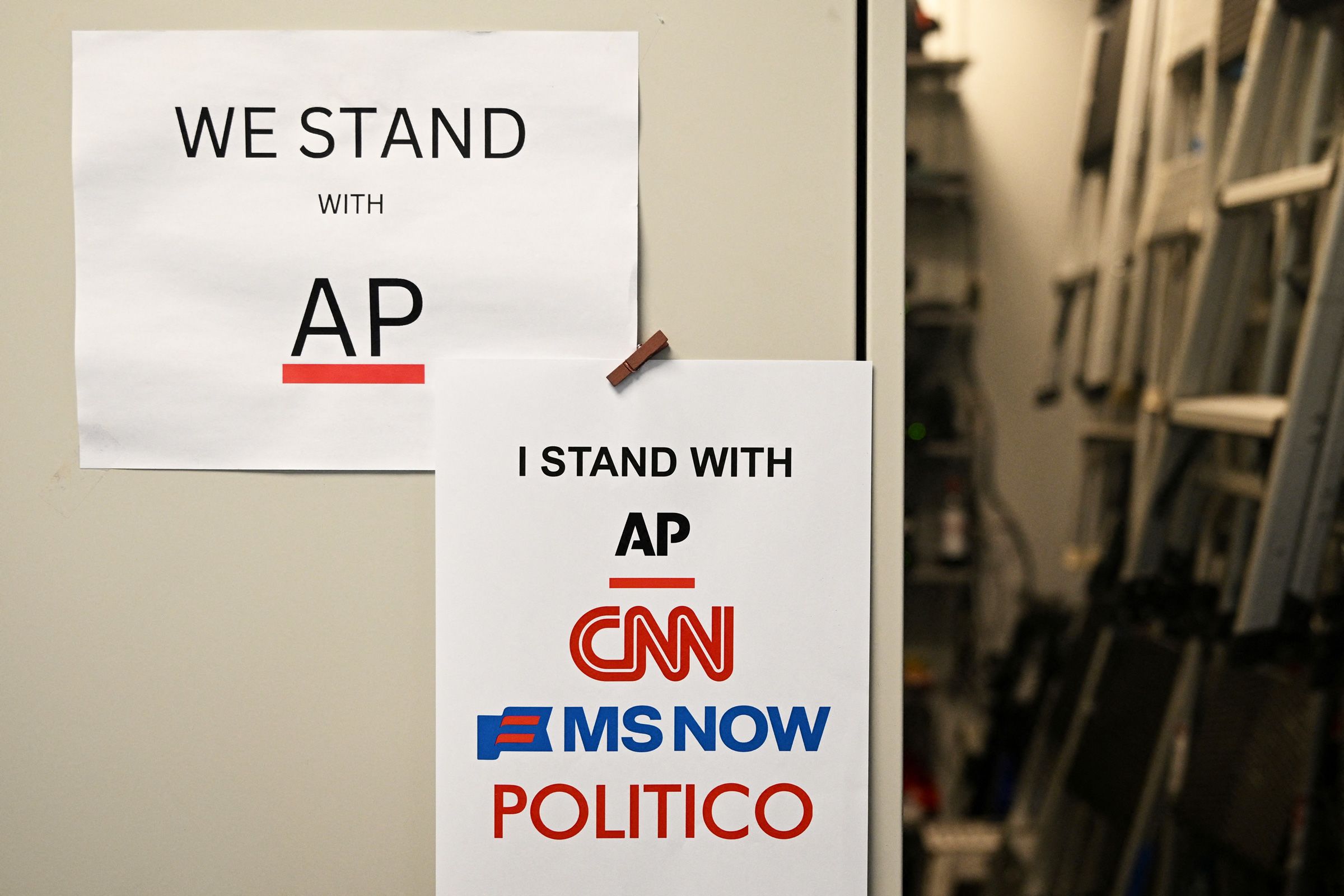 <i>Alex Wroblewski/AFP/Getty Images via CNN Newsource</i><br/>The James S. Brady Press Briefing Room at the White House is seen in Washington