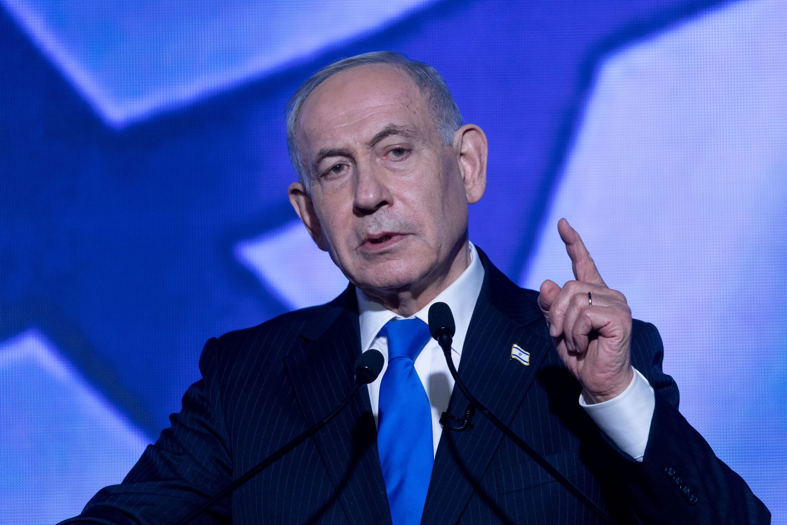 <i>Amir Levy/Getty Images via CNN Newsource</i><br/>Israeli Prime Minister