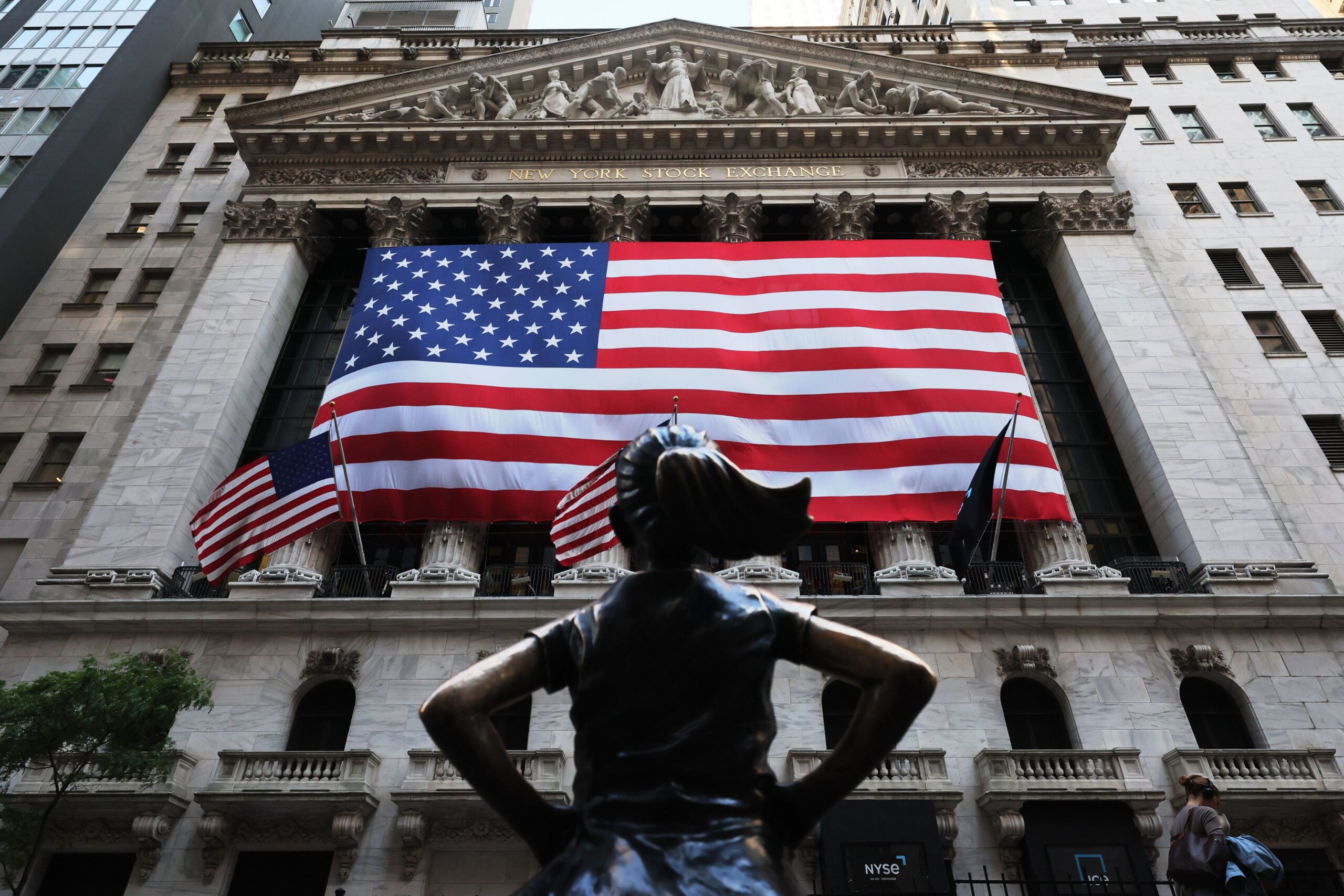 <i>Michael M. Santiago/Getty Images via CNN Newsource</i><br/>The New York Stock Exchange on May 30