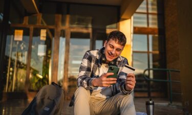 How should college students handle their first credit card?