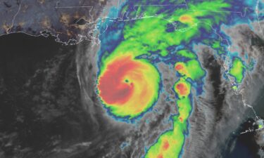 Category 3 Hurricane Isaias roars in the Gulf on Friday morning.