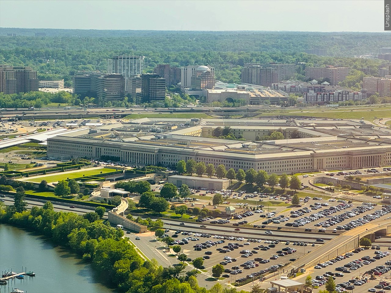 Acquired Through MGN Online on 08/14/2026. https://unsplash.com/photos/the-pentagon-building-with-surrounding-parking-lot-and-trees-MYnz09IPZFY