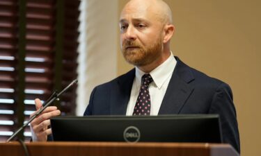Tennessee Assistant Attorney General John W. Ayers speaks during the court hearing in Nashville on October 7.