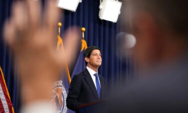 Federal Reserve Chairman Kevin Warsh takes questions from reporters during a news conference on September 16 in Washington