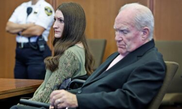 Defendant Lindsay Clancy and attorney Kevin Reddington listen to Judge William Sullivan declare a mistrial in Clancy's murder trial on September 4