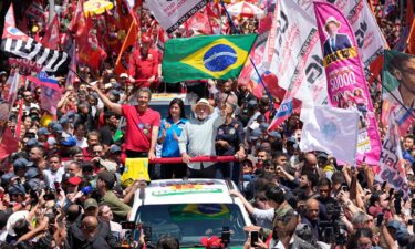 Founder of the new Workers Party Lula addresses a rally in Sao Paulo in 1982.