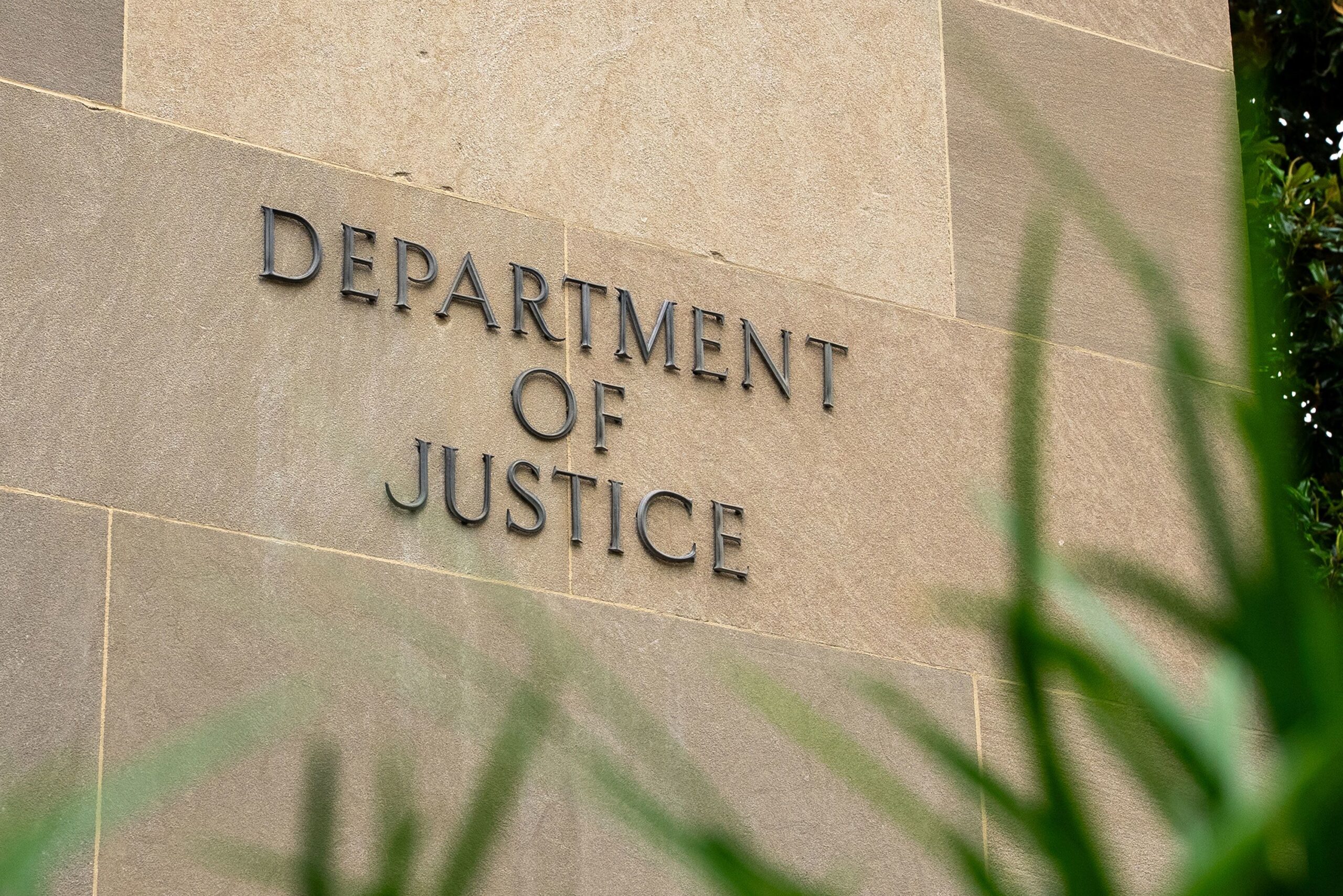 <i>Ken Cedeno/AFP/Getty Images via CNN Newsource</i><br/>The exterior of the Department of Justice is seen in Washington