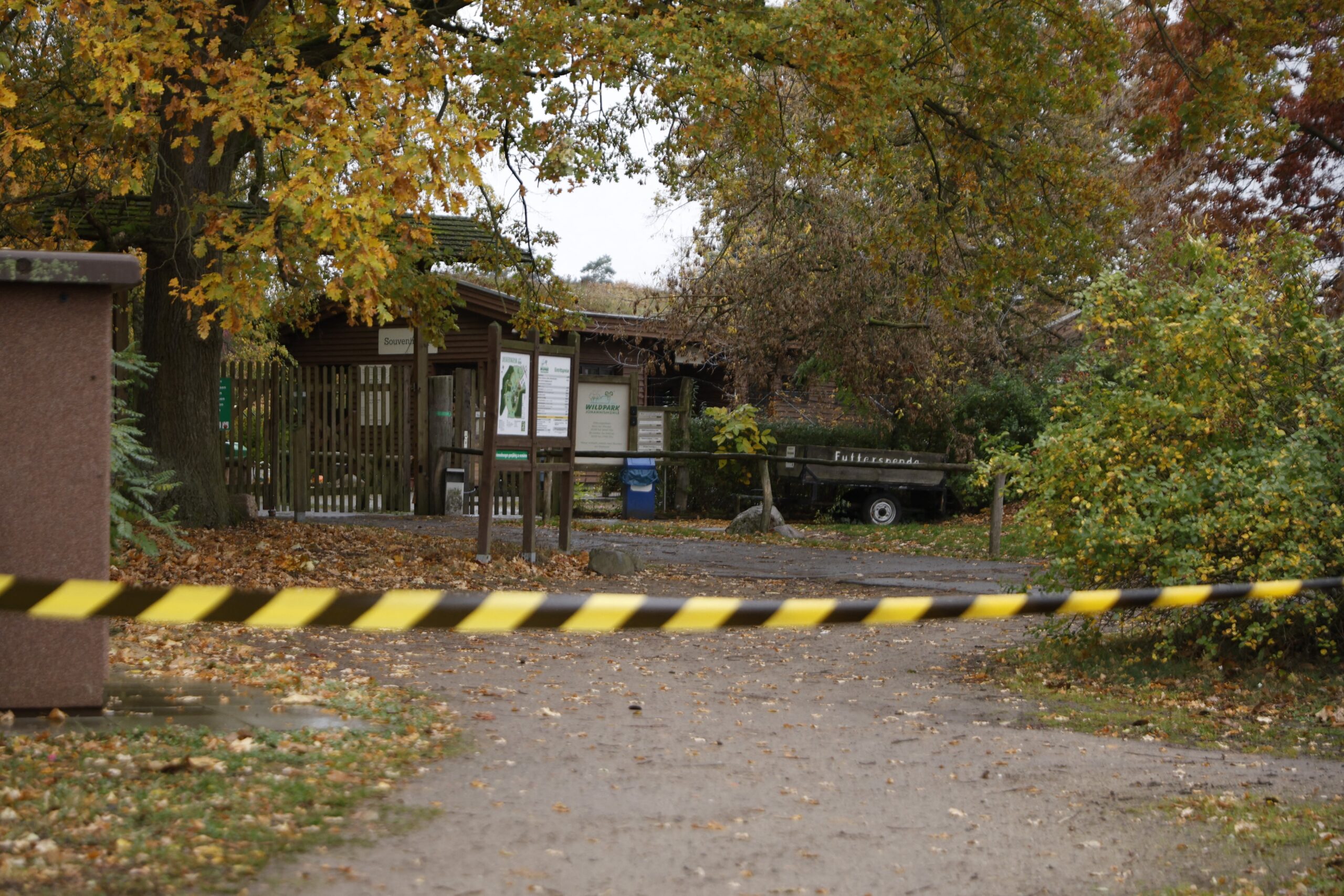 <i>Carsten Koall/dpa/AP via CNN Newsource</i><br/>The entrance to the Johannismühle Wildlife Park