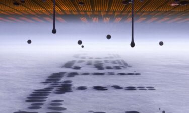 First prize went to Ole Bielfeldt for this image of ink droplets inside an inkjet printer.