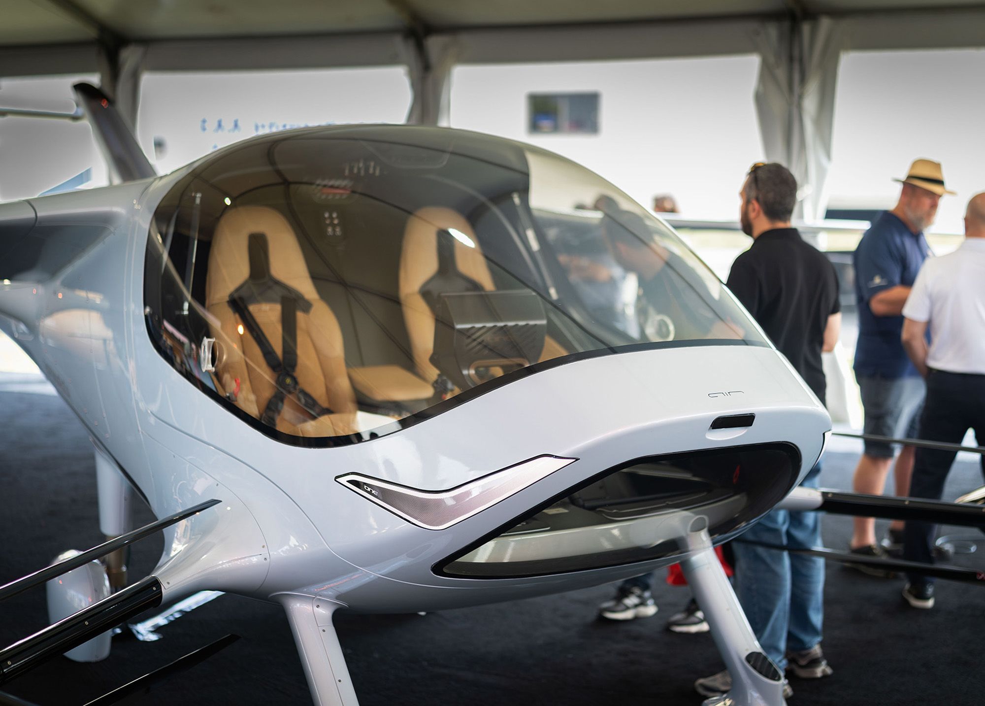 <i>Courtesy AIR via CNN Newsource</i><br/>An electric vertical take off and landing aircraft (eTVOL) by AIR.
