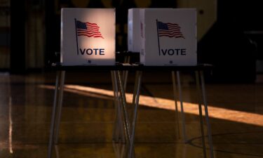 Voters go to the polls to cast their ballots in the Michigan Primary election on August 4 in Lansing Michigan.