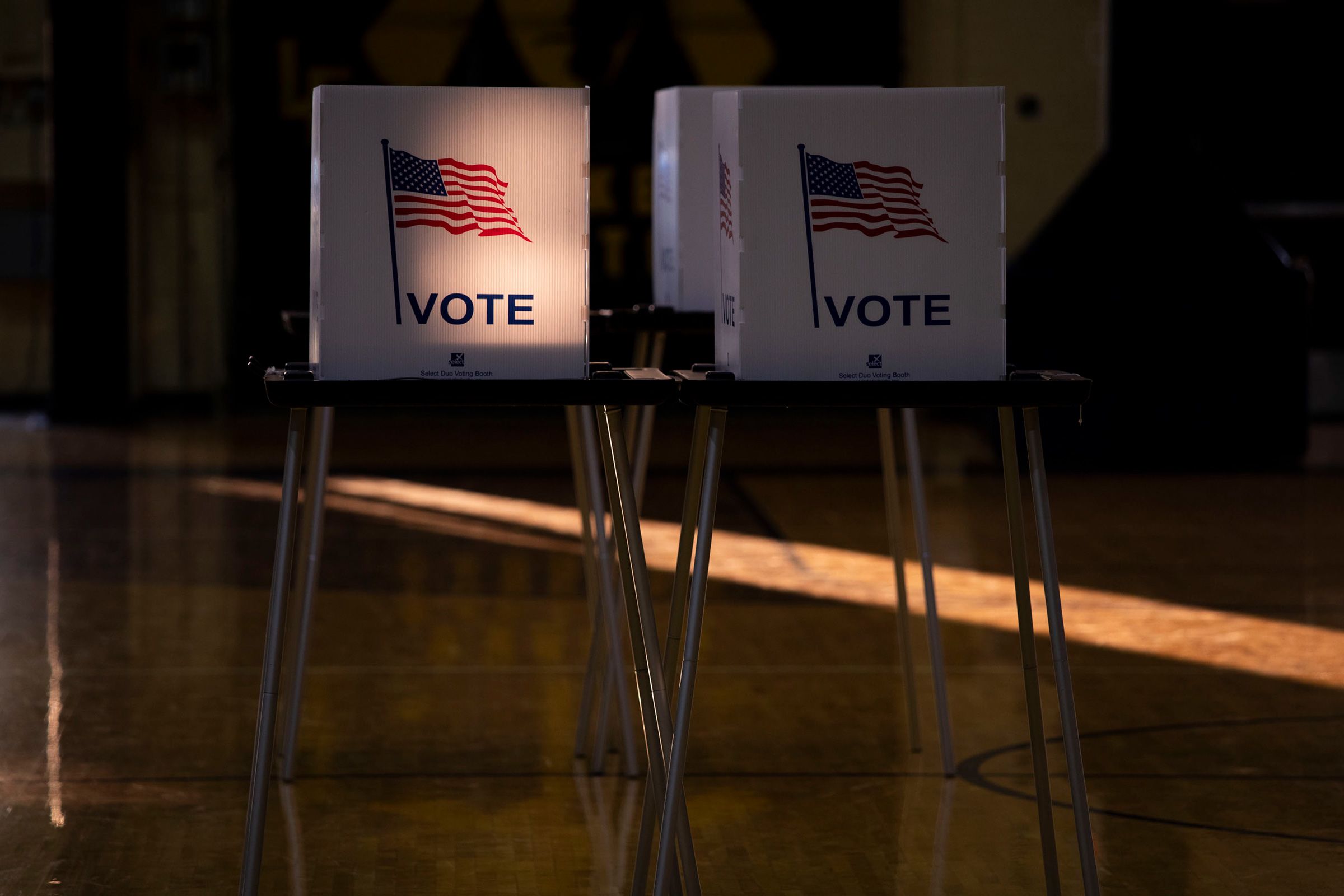 <i>Bill Pugliano/Getty Images/File via CNN Newsource</i><br/>Voters go to the polls to cast their ballots in the Michigan Primary election on August 4 in Lansing Michigan.