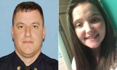 Surveillance video shows Matthew Farwell entering Sandra Birchmore's apartment building the  day she was last seen alive. The defense says he'd gone to break up with her .
