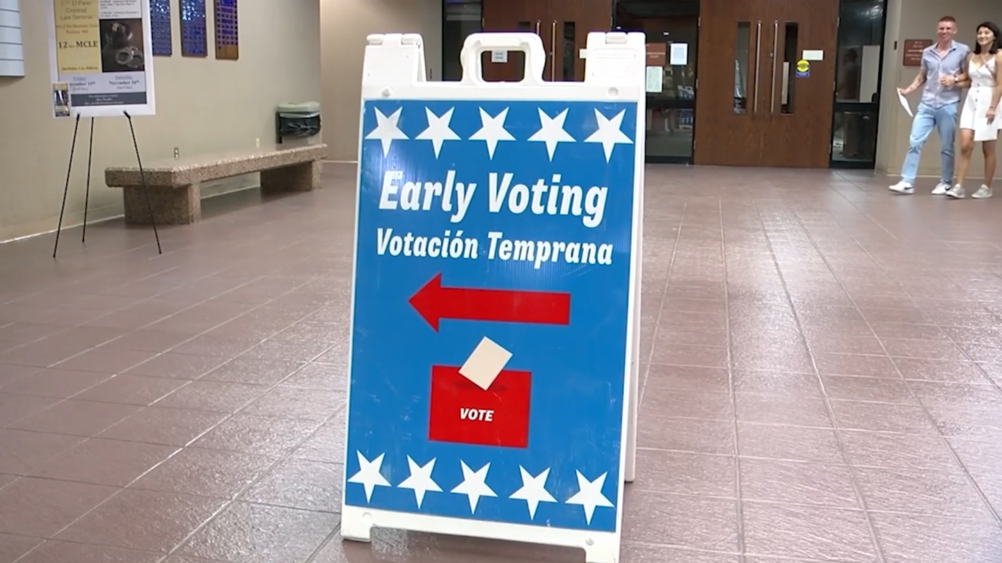 Early voting started in Texas on Oct. 20 and will end Oct. 30.