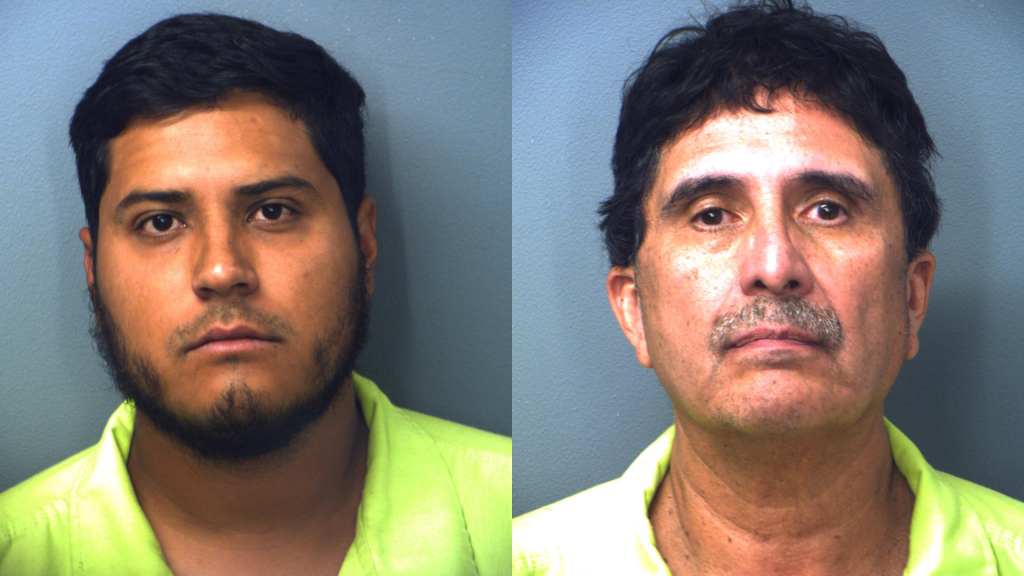 Diego Ibrahim Vaquera (left) and Jesus Armando Morales' mugshots.
(Courtesy: EPPD)